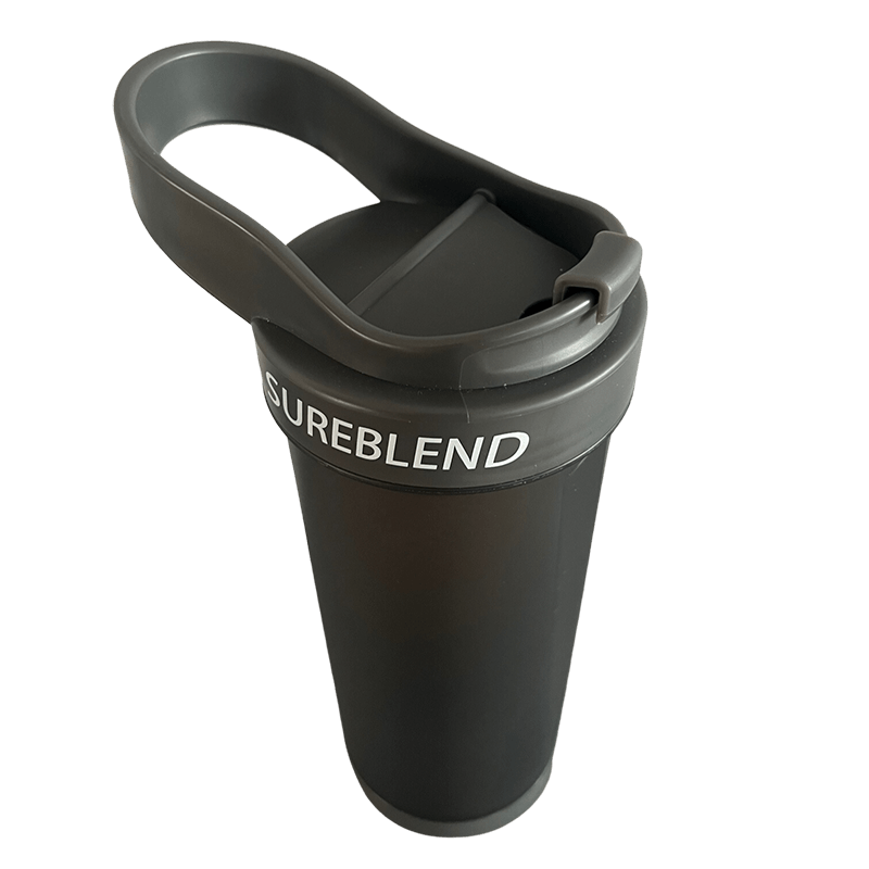 Sureblend Manual Shaker Non Rechargeable in Grey Top View